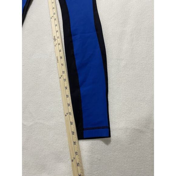 Lululemon Wunder Under Pant Colorblock Leggings Size 6 Blue Black NWT - Picture 14 of 14